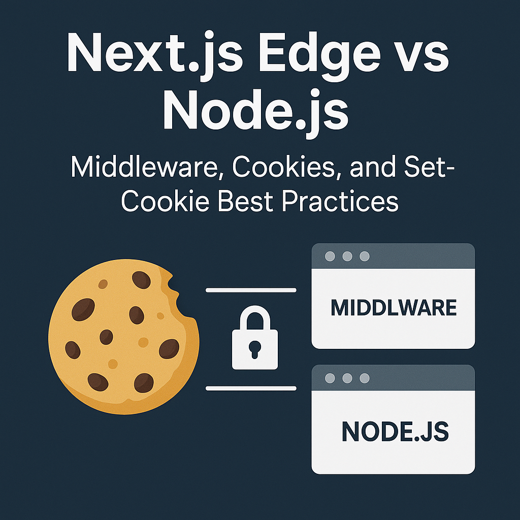 Next.js Edge vs Node.js – Cookies Illustration